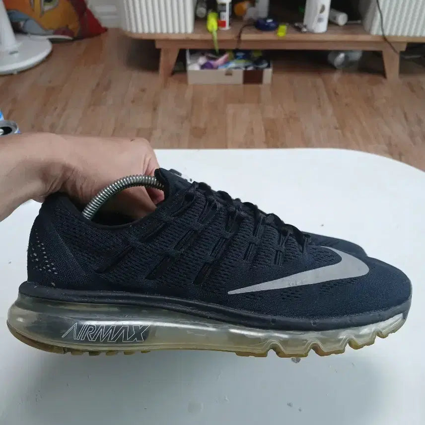 [BUNJANG] Nike Air Max Black Sneakers 280 / 나이키 에어맥스 검정색 운동화280