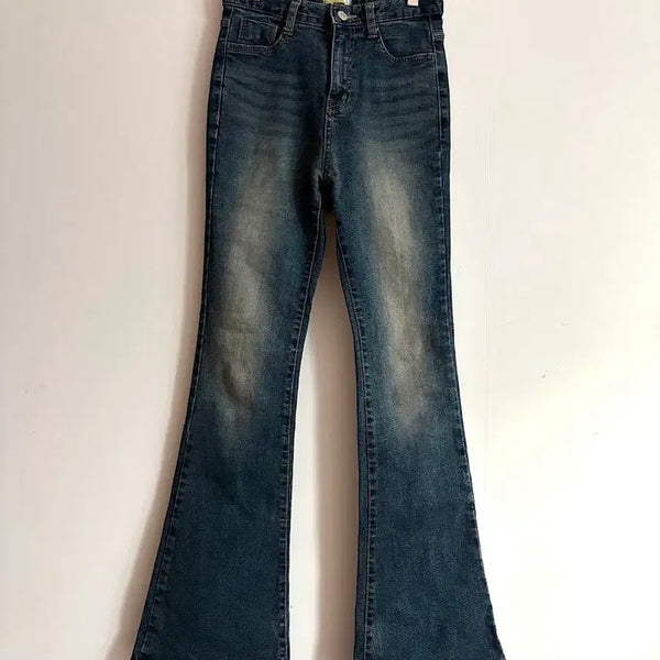 [BUNJANG] Denim Washing Bootcut Jeans / 데님 워싱 부츠컷