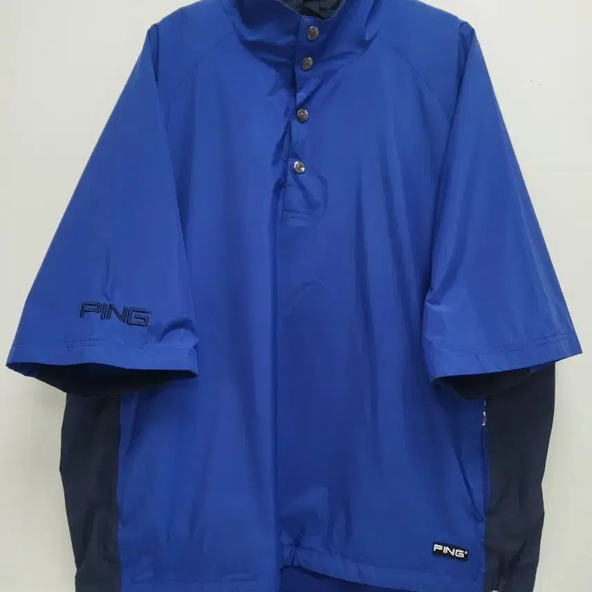 [BUNJANG] PING Golf Anorak Snap Button Windbreaker / 핑 골프 아노락  스냅버튼 바람막이