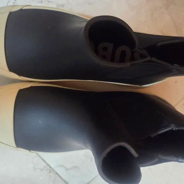 [BUNJANG] SUB Black & Cream Rain Boots / SUB 751(블랙&크림) 레인부츠