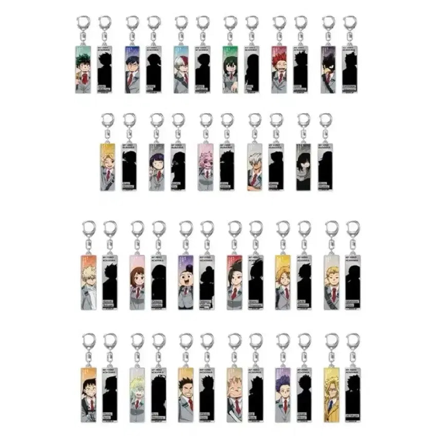 [BUNJANG] My Hero Academia Class A Acrylic Keychain Full Set (21 Types) / 히로아카 A반 키링 세트 21종 풀세트 나히아 굿즈 히로아카 베이스야드