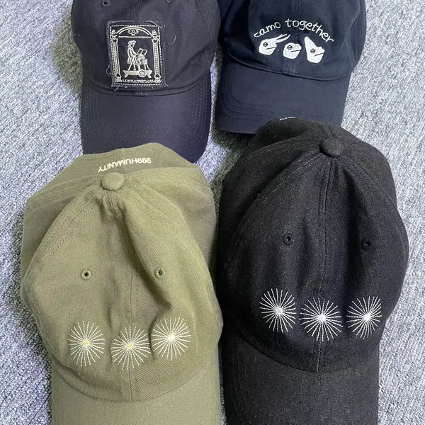 [BUNJANG] My Library Vintage & Dandelion Archive & Camo Together Ball Cap Bundle Set / 마이라이브러리 볼캡
