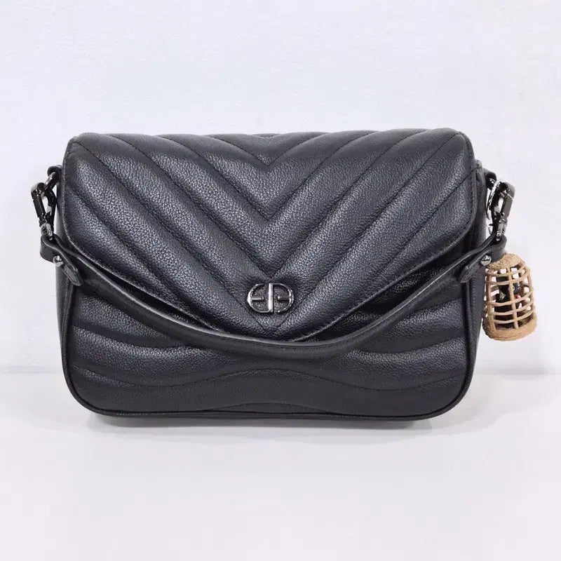 [BUNJANG] Esquire Natural Leather Shoulder Bag / 에스콰이어 천연가죽 숄더백
