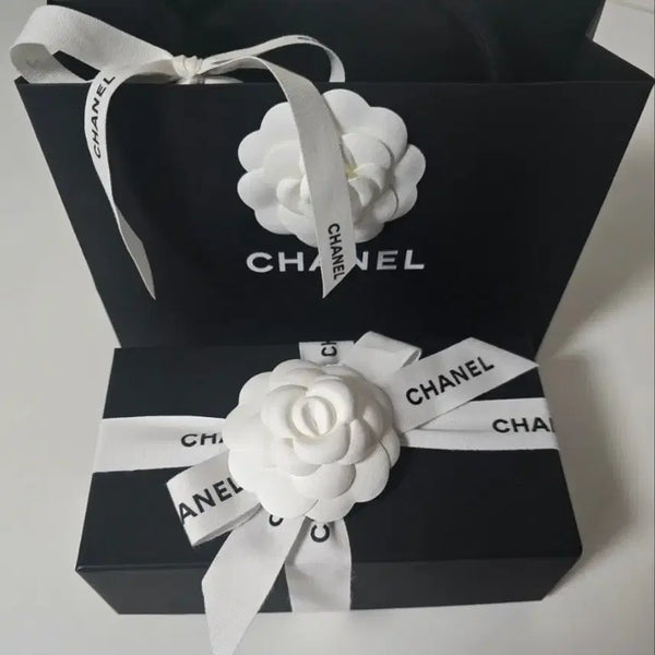 [BUNJANG] Chanel Sunglasses Box Shopping Bag with Camellia and Ribbon / 샤넬 선글라스 박스 (18.5x10x6.5) 쇼핑백 @ 샤넬박스