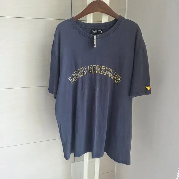 [BUNJANG] Mark Gonzales Short Sleeve T-Shirt Navy / 마크 곤잘레스 반팔 티셔츠 네이비