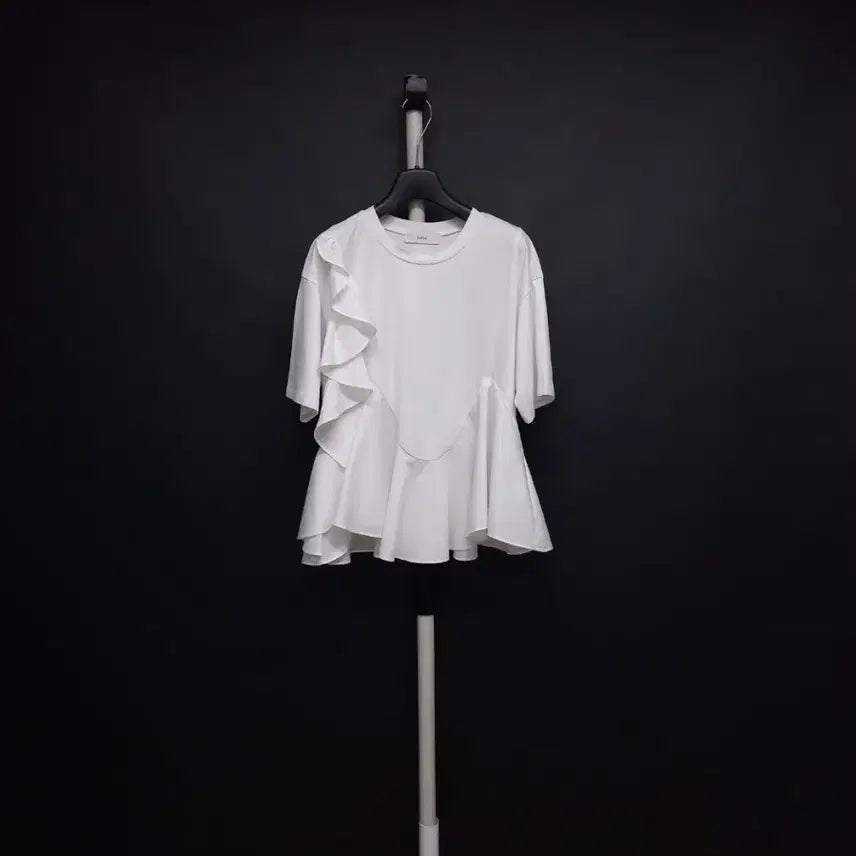 [BUNJANG] Satin Spring Summer Ruffle Blouse / 새 샤틴 SATIN 춘하 러블 블라우스 55