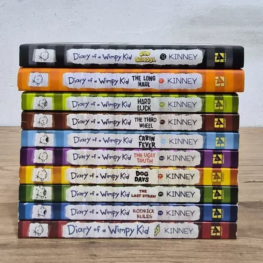 [BUNJANG] Wimpy Kid Series 10-Book Set / 윔피키드 시리즈 책 10권 세트