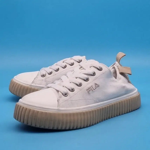 [BUNJANG] FILA Women's Sneakers White 220 / bb 휠라 여성 스니커즈 화이트 220