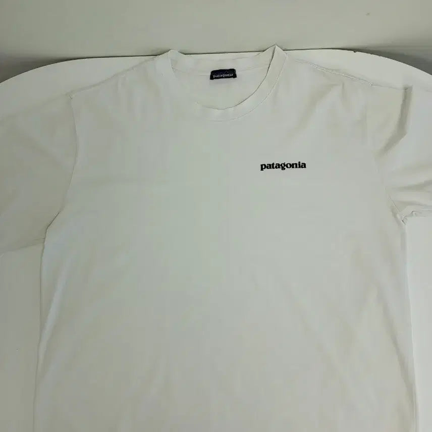 [BUNJANG] Patagonia White Fishing T-Shirt / 파타고니아  화이트 피싱 라운드