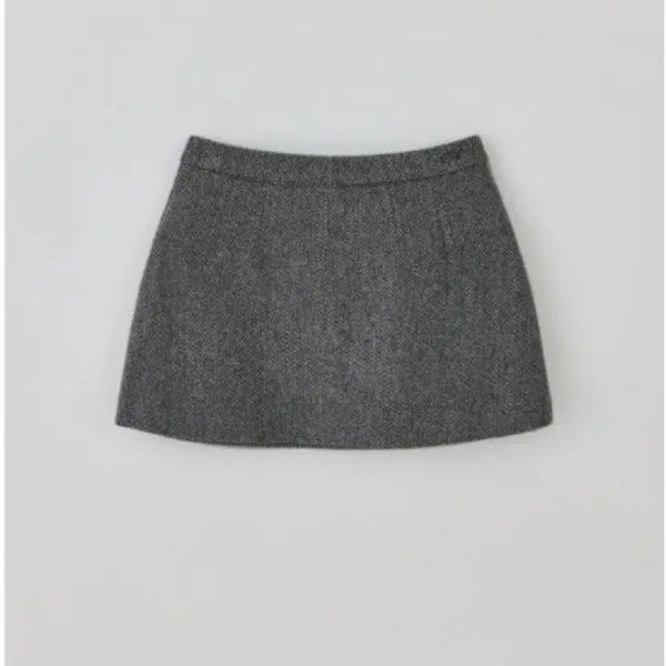[BUNJANG] Thanat Celine Mini Skirt Charcoal S / 타낫 셀린 스커트 차콜 s
