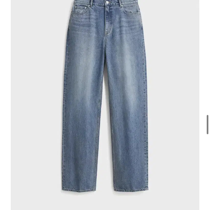 [BUNJANG] Pottery Woman W Straight Denim Pants Mide Blue / 포터리우먼 W straight Denim pants