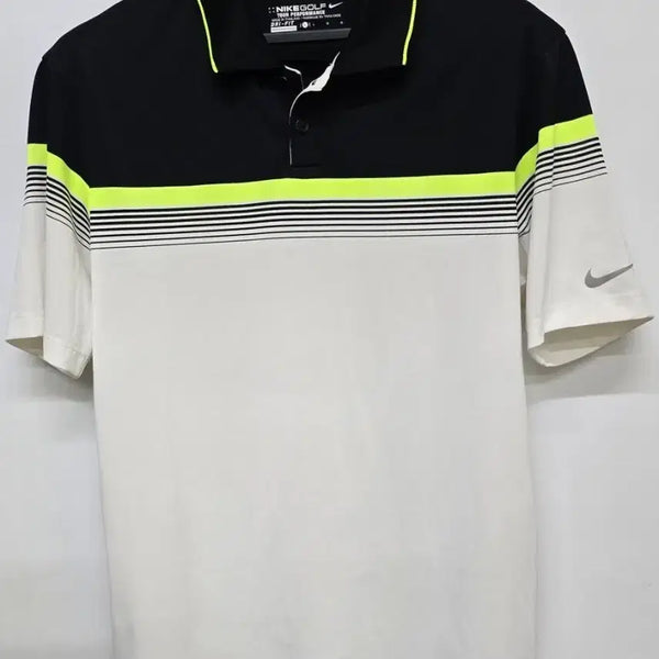 [BUNJANG] Nike Golf Black Polo T-Shirt - Size L / 나이키 골프 반팔 카라티 블랙 L