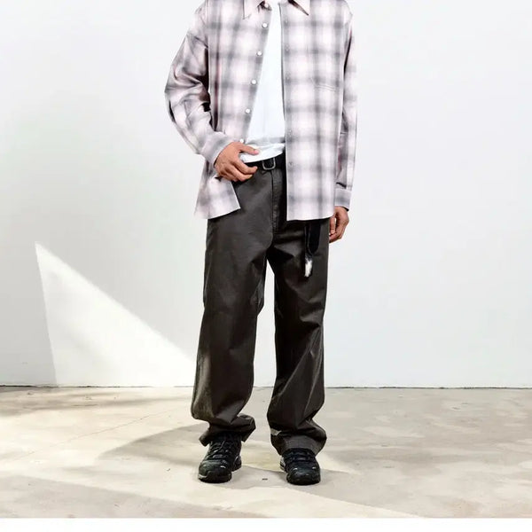 [BUNJANG] Coor French Work Chino Pants Charcoal Grey / Coor 프렌치워크 치노팬츠