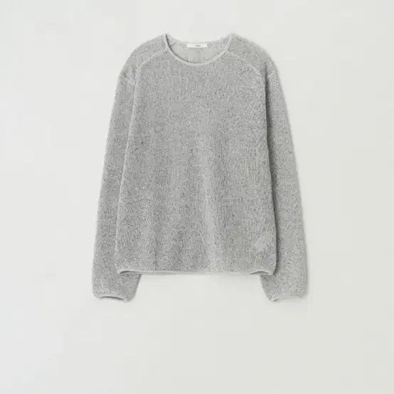 [BUNJANG] leau Linen Sweatshirt Grey / 로우(leau)린넨스웨트셔츠 그레이 새상품