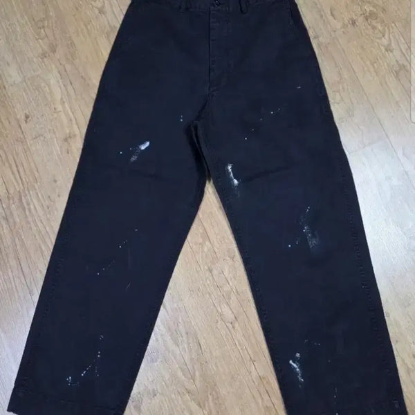[BUNJANG] Brown Yak Painted Pants Black Size 3 / 브라운야드 페인티드 팬츠 블랙 3사이즈
