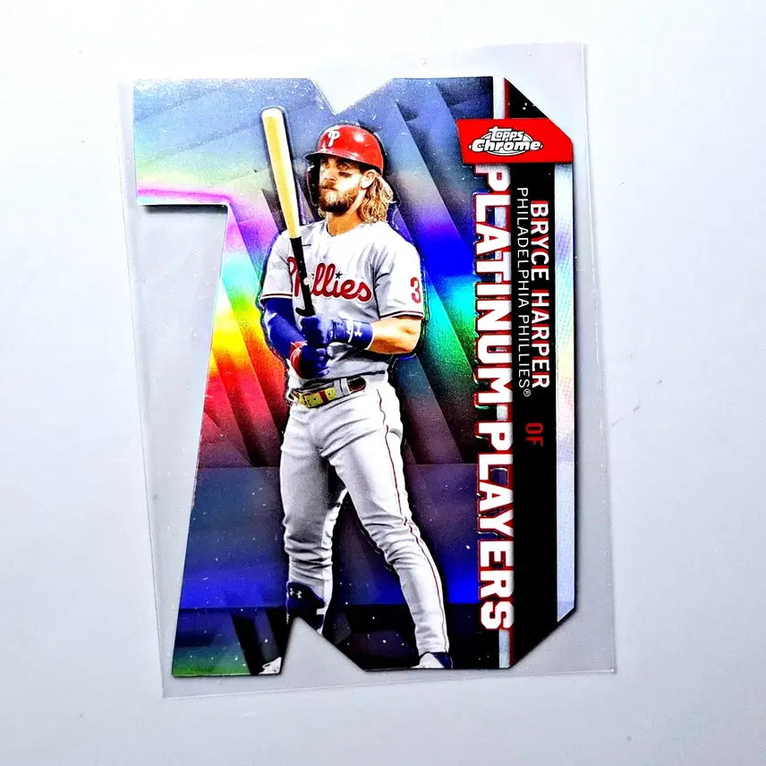 [BUNJANG] MLB Bryce Harper 70th Anniversary Die-Cut Refractor 2021 Topps Chrome / MLB 브라이스하퍼 70주년 기념 다이컷 리플 2021 탑스크롬
