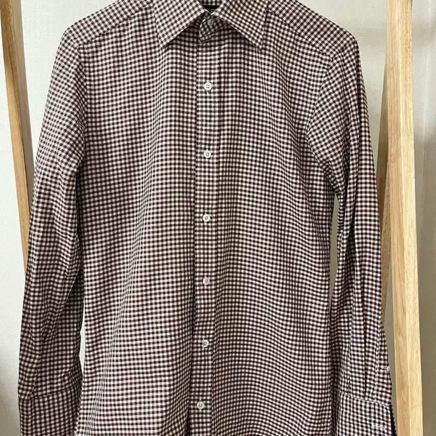 [BUNJANG] Tom Ford Checked Gingham Shirt Size 39 / 톰포드 체크 깅엄 셔츠 39 정품