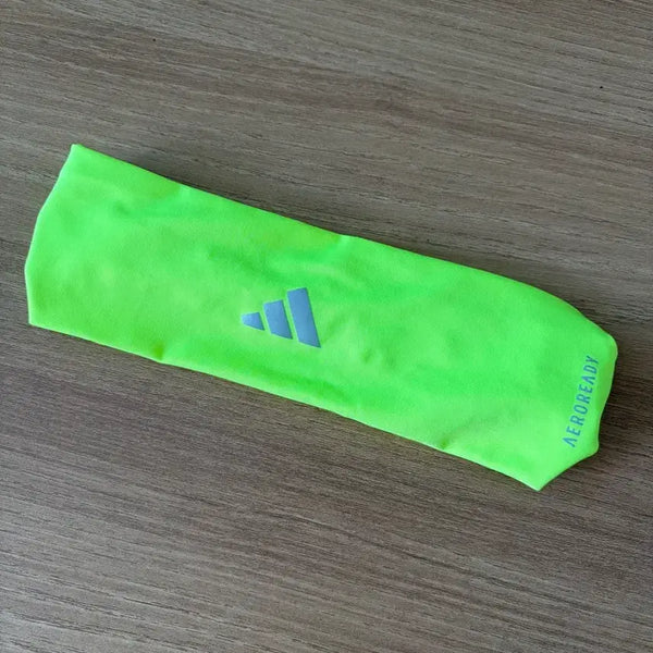 [BUNJANG] Adidas Aeroready Fluorescent Headband / [새제품] 아디다스 형광색 에어로레디 헤어밴드