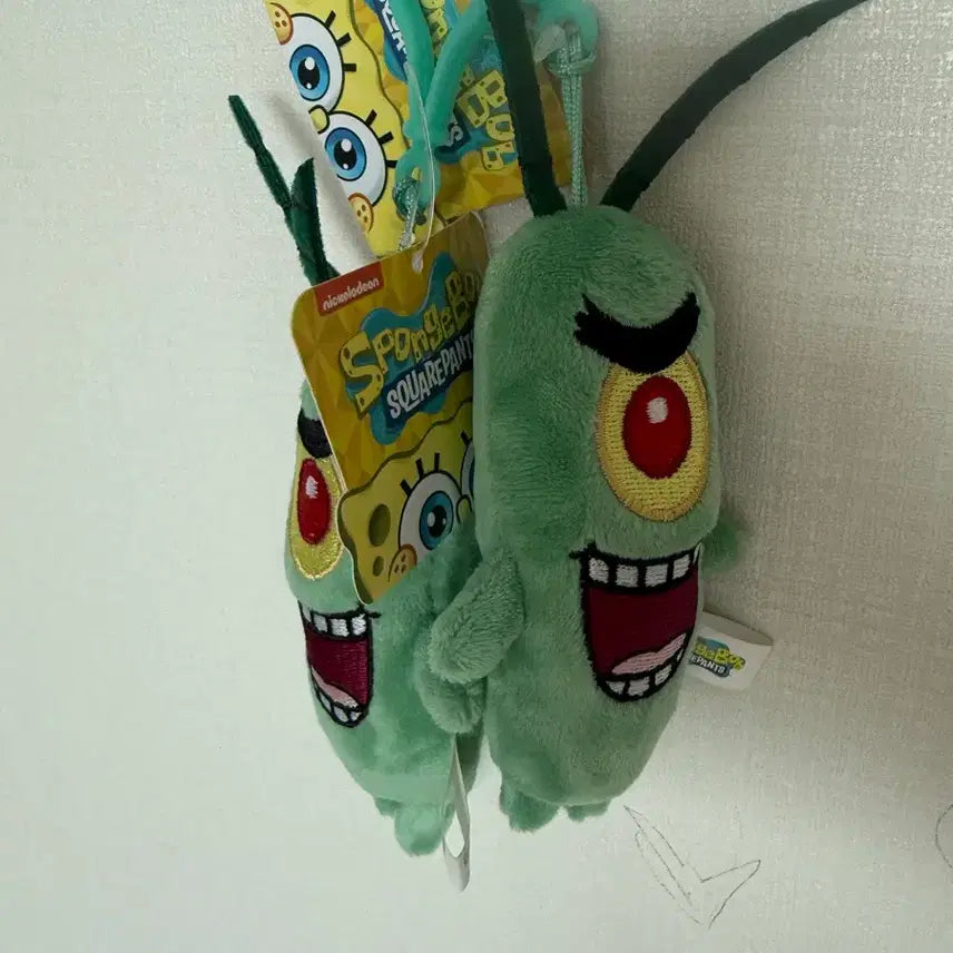 [BUNJANG] SpongeBob Plankton Plush Keychain / 스폰지밥 플랑크톤 인형 키링