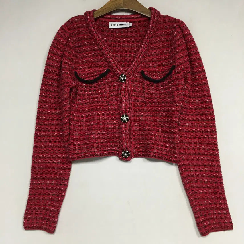 [BUNJANG] Self-Portrait Tweed Knit Jacket UK6 / 셀프포트레이트 트위드 니트 자켓 UK6