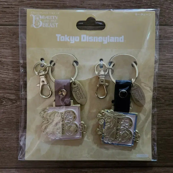 [BUNJANG] Tokyo Disneyland Beauty and the Beast Keychain Set / 도쿄 디즈니랜드 미녀와야수 키링