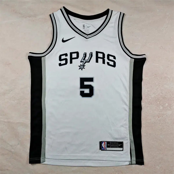 [BUNJANG] San Antonio Spurs David Robinson #50 White Basketball Jersey / 스티븐 캐슬 농구 유니폼 NBA 스퍼스 5호 화이트 핫 프레스 S-XXL