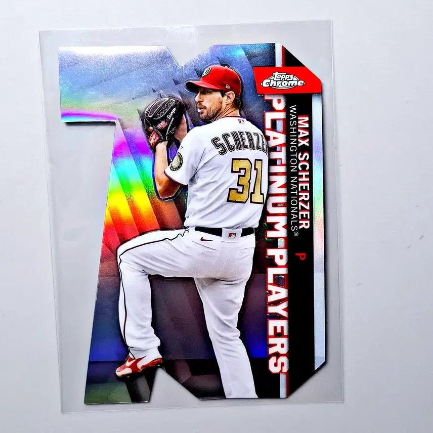 [BUNJANG] MLB Max Scherzer 70th Anniversary Limited Die-Cut Refractor 2021 Topps Chrome / MLB 맥스 슈어저 70주년 한정 다이컷 리플 2021 탑스크롬