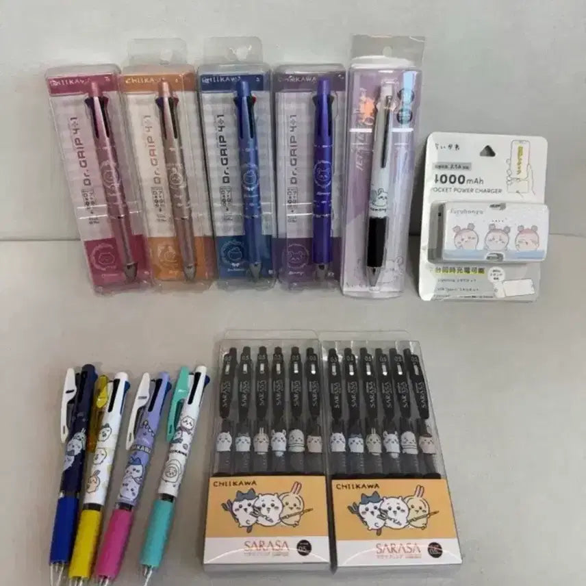 [BUNJANG] Chiikawa Jetstream Light Ballpoint Pen / 치이카와 제트스트림 라이트 모몽가 하치와레 우사기 먼작귀 카니
