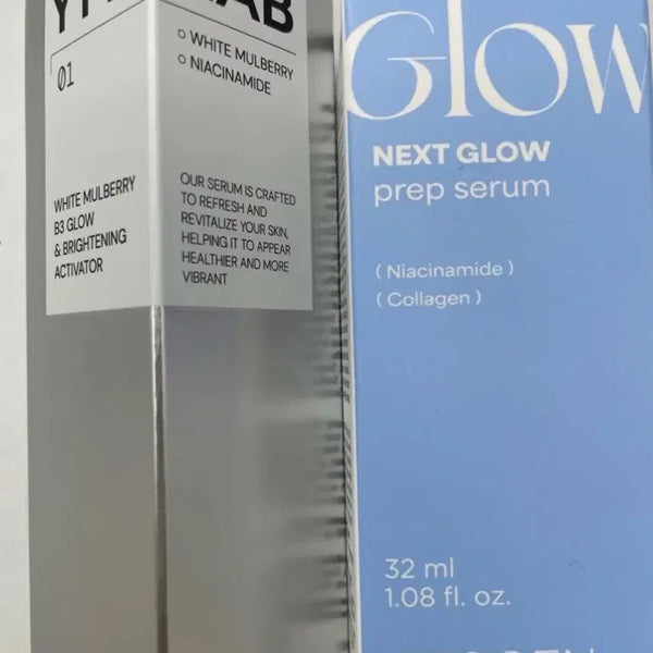[BUNJANG] YYLAB White Mulberry B3 Glow & Brightening Activator + Neogen Dermatology Next Glow Prep Serum Bundle Set / [새제품/미개봉] 와이와이랩 액티베이터 + 네오젠 프렙 세럼 2종 일괄 25,000