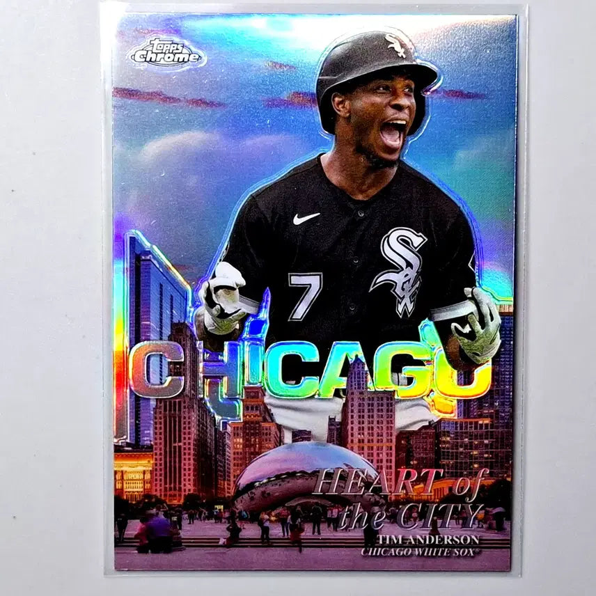 [BUNJANG] MLB Team Anderson Heart of the City Refractor 2022 Topps Chrome / MLB 팀앤더슨 하트오브더시티 리플 2022 탑스크롬