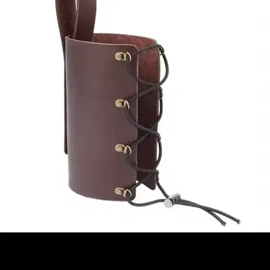 [BUNJANG] Leather Water Bottle Cage for Motorcycles & Bicycles / 오토바이&자전거 가죽물통케이지신품