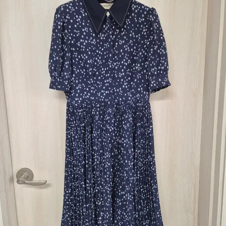 [BUNJANG] MOJO.S.FINN Star Pattern Pleated Dress / 모조에스핀 별 패턴 플리츠 원피스
