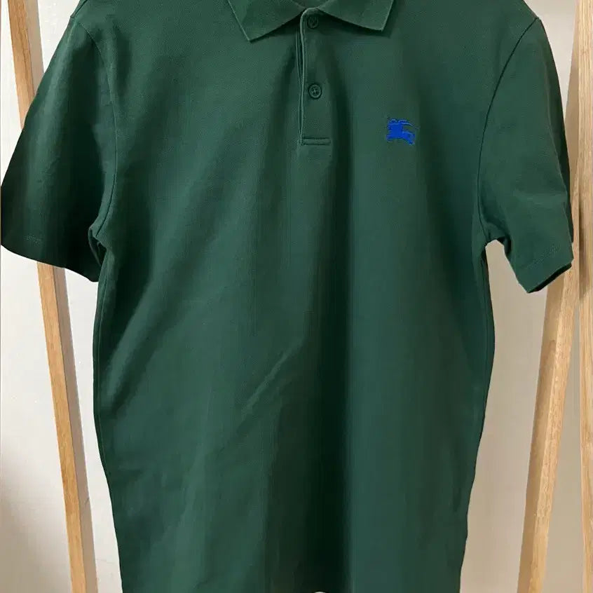 [BUNJANG] Burberry Green Logo Polo Shirt XL / 버버리 그린 로고 카라티 XL 신형 정품