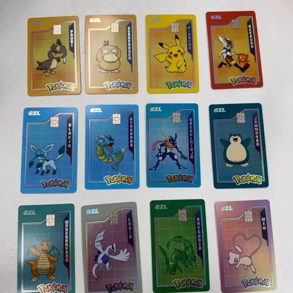 [BUNJANG] Pokemon T Cards - Various Characters / 포켓몬 교통카드 이즐 포켓몬 교통카드 파오리 망나뇽 뮤 피카츄 잠만보 레쿠쟈 루기아