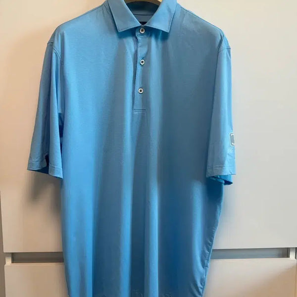 [BUNJANG] Greg Norman Sky Blue Golf Polo Shirt / 그렉노먼 하늘 골프 카라티