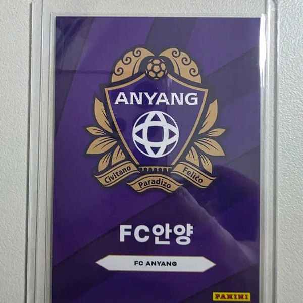 [BUNJANG] 2026 K League FC Anyang Team Logo Card / 2026 k리그 파니니 fc안양 팀로고 카드 판매