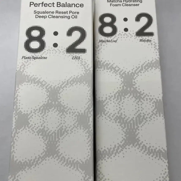 [BUNJANG] Perfect Balance Squalene Reset Pore Deep Cleansing Oil & Matcha Hydrating Foam Cleanser Bundle Set / [새제품/미개봉] 퍼펙트 밸런스 클렌징오일 + 폼클렌저 2종 일괄 25,000원 팜