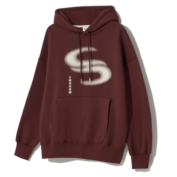 [BUNJANG] Sorano Burgundy Hoodie / 소라노 버건디 후드티