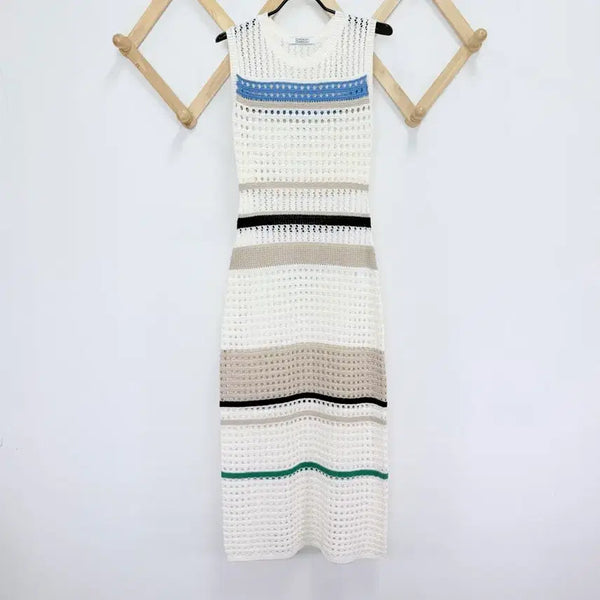 [BUNJANG] Egoist Crochet Knit Long Dress / 에고이스트 크로셰 니트 롱원피스