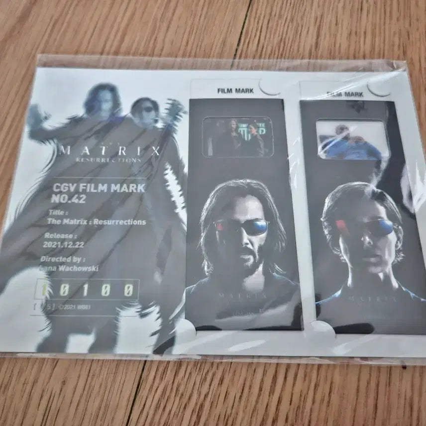 [BUNJANG] The Matrix Resurrections CGV Film Mark No. 42 / 매트릭스 레저렉션 CGV 필름마크 NO.42