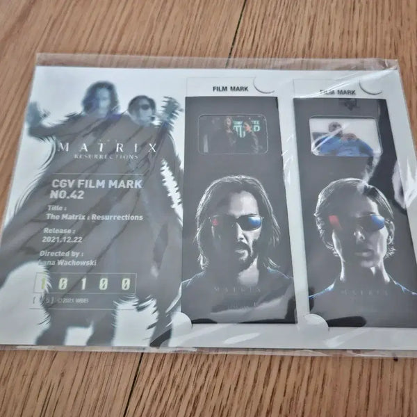 [BUNJANG] The Matrix Resurrections CGV Film Mark No. 42 / 매트릭스 레저렉션 CGV 필름마크 NO.42