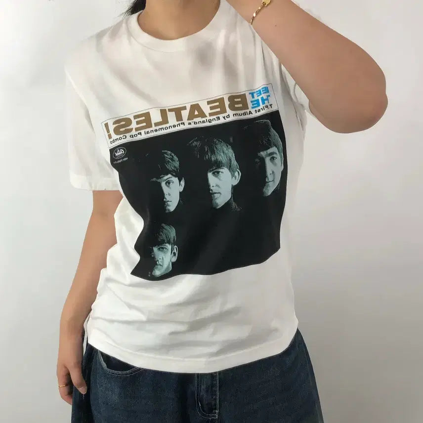 [BUNJANG] Uniqlo x Beatles T-Shirt / [M] 유니클로 x 비틀즈 티셔츠