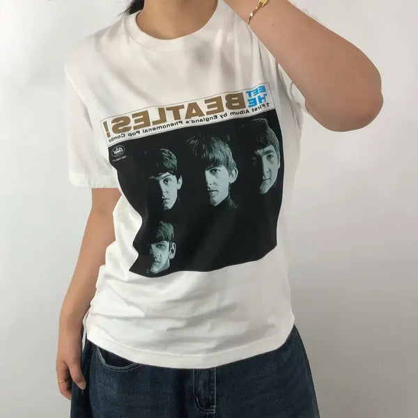 [BUNJANG] Uniqlo x Beatles T-Shirt / [M] 유니클로 x 비틀즈 티셔츠