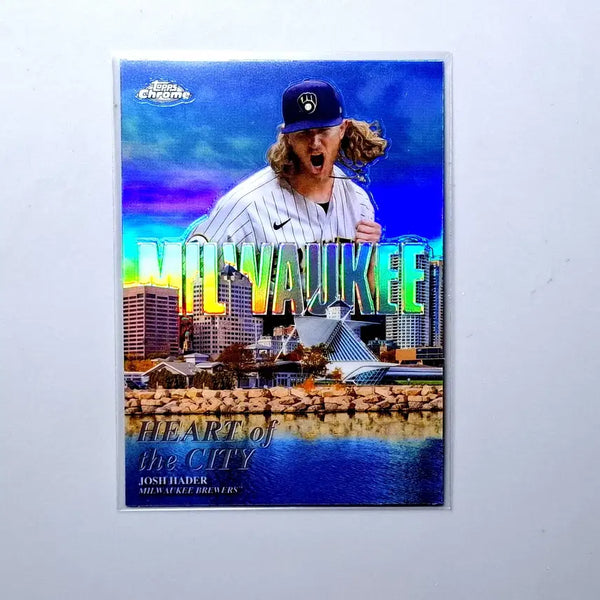 [BUNJANG] MLB Josh Hader Heart of the City Refractor 2022 Topps Chrome / MLB 조시헤이더 하트오브더시티 리플 2022 탑스크롬
