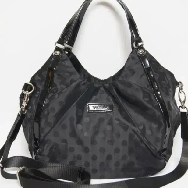 [BUNJANG] Yohji Yamamoto Y'SACCS Black Dot Pattern 2-Way Bag / Yohji Yamamoto Y'SACCS 블랙 도트 패턴 2way백