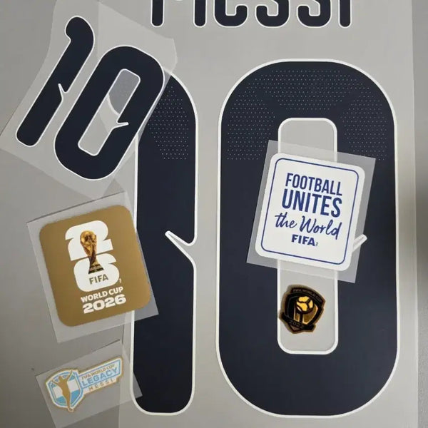 [BUNJANG] Argentina Lionel Messi 2026 World Cup Name Set Custom Patch / 26-28 아르헨티나 메시 네임셋 마킹