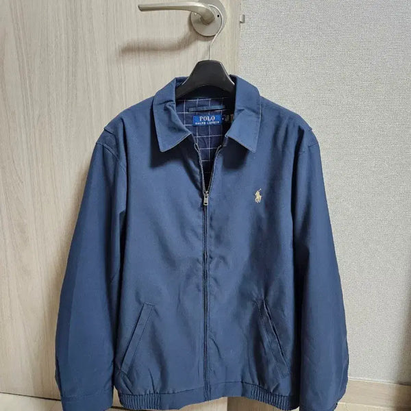 [BUNJANG] Polo Ralph Lauren Varsity Jacket Navy M / 폴로랄프로렌 바이스윙 자켓 M 네이비