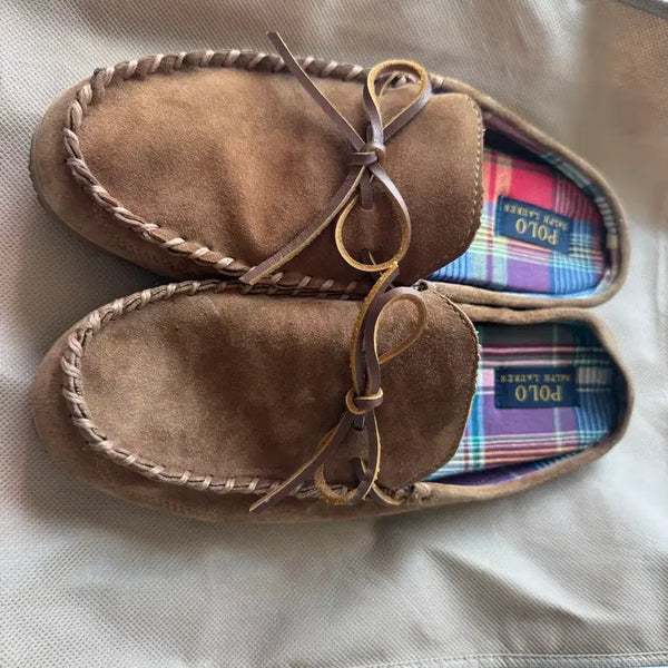 [BUNJANG] Polo Ralph Lauren Suede Mule Shoes / 폴로 랄프 로렌 스웨이드  뮬