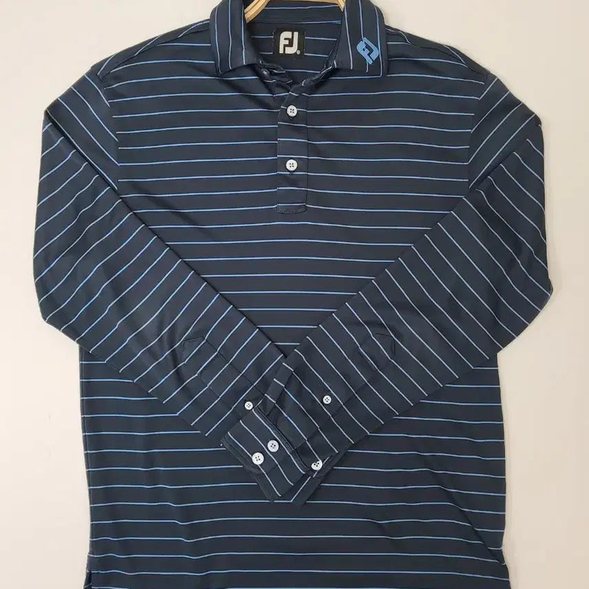 [BUNJANG] FootJoy Golf Stripe Polo Shirt / FJ 골프스트라이프 카라티