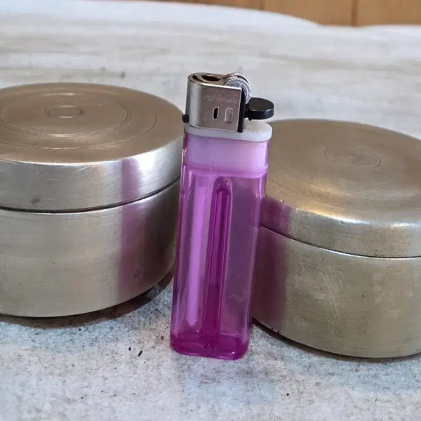 [BUNJANG] Antique Brass Incense Case Set of 2 / 옛날 동 향합 2점
